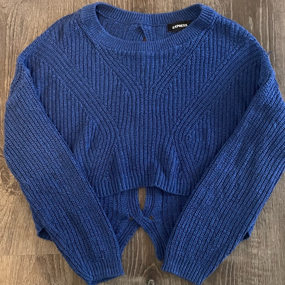 Blue sweater